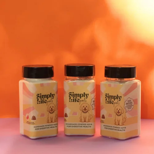 Vista 7 de Simply Life Pets - Probiótico en polvo de kéfir para perros, liofilizado, apoyo digestivo e inmunológico natural (1 onza)