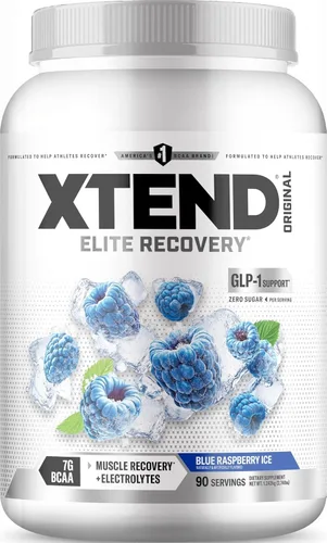 Vista 16 de Xtend Polvo Original BCAA, 7g de BCAAs y 2.5g de L-Glutamina para la Recuperación Muscular, Hidratación y Músculo Delgado, Bebida Sin Azúcar