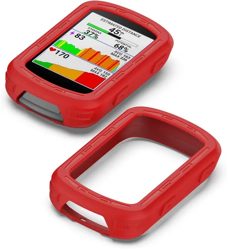 Vista 6 de Paquete de 2 fundas de silicona compatibles con Garmin Edge 540/Edge 840, fundas solares de silicona protectoras diseñadas para Garmin Edge Edge