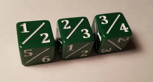 Vista 4 de 4 dados Tarmogoyf para magia: The Gathering/CCG MTG/Goyf Dice
