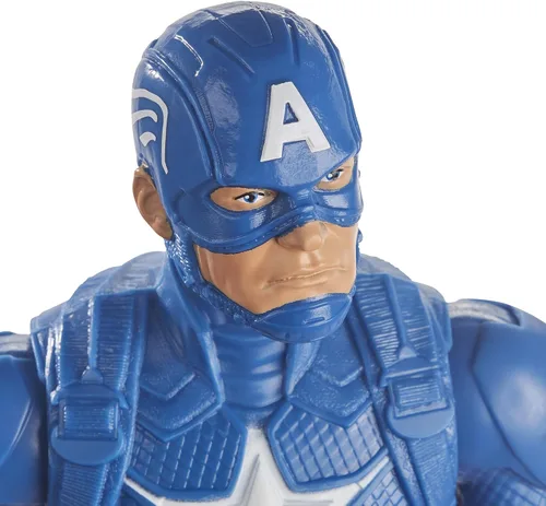 Vista 8 de Marvel Avengers Titan Hero Series Blast Gear - Figura de acción del Capitán América