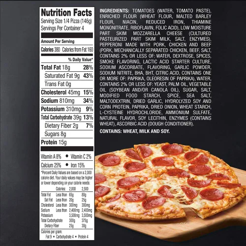 Vista 11 de Red Baron, Pizza Clásica de Pepperoni, 20.60 oz (Congelada)