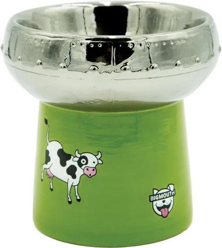Vista 8 de Cuenco elevado de hongos para gatos, cuenco elevado de cerámica para alimentos, agua, cuencos de comida elevados para perros pequeños, bonito regalo