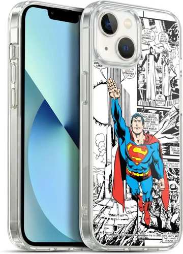 Vista 36 de Head Case Designs Funda de gel con licencia oficial de Superman DC Comics Collage Comicbook Art [protección de grado militar] compatible con Apple