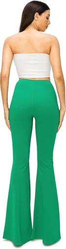 Vista 4 de Cemi Ceri Pantalones acampanados de cintura alta para mujer