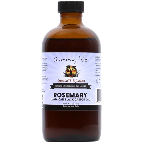 Vista 10 de Sunny Isle Aceite de ricino negro jamaicano de romero 4 oz Tratamiento para el crecimiento del cabello Para cuero cabelludo y piel propensa al