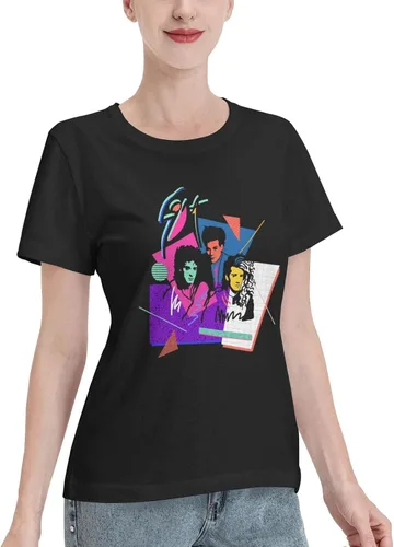 Vista 2 de Soda Stereo T Shirts Women's Loose Fit Casual Cotton Comfort Round Neck Short Sleeve Tees Clothing