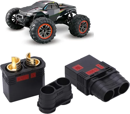 Vista 2 de Kit de conector QS8, conector QS8 macho y hembra Kit RC batería ESC conector enchufe para control remoto Contorl