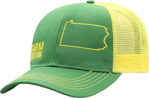 Vista 59 de John Deere Gorra de béisbol con logotipo y malla trasera con contraste, para hombre