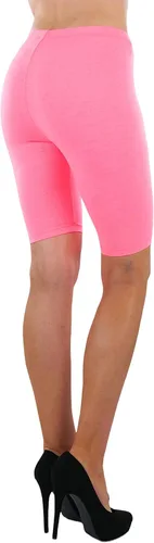 Vista 4 de ToBeInStyle Pantalones cortos de mezcla de algodón y elastano de 21 pulgadas para mujer
