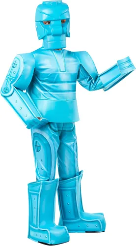 Vista 4 de Rubie's Mattel Rock 'Em Sock 'Em Robots Blue Bomber Deluxe Disfraz infantil