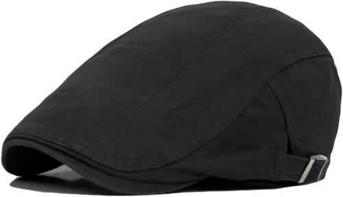 Vista 2 de paquete de 2 Algodón para hombre gorra plana Ivy Gatsby gorra sombrero