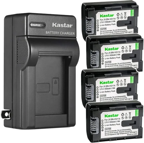 Vista 7 de Kastar AC - Cargador de batería de repuesto para JVC BN-VG107 BN-VG107AC BN-VG107E BN-VG107EU BN-VG107U BN-VG107US BN-VG107USM BN-VG108 BN-VG108AC