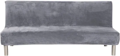 Vista 27 de MIFXIN Funda elástica para sofá cama sin brazos, funda de elastano para futón, plegable, sin reposabrazos, protector de muebles para sofá cama