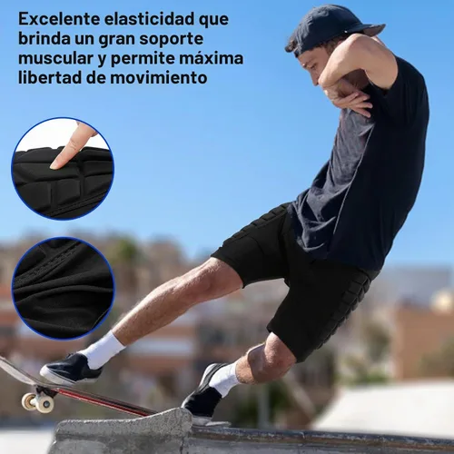 Vista 5 de TOMSHOO 3D Protective Padded Shorts for Men Women
