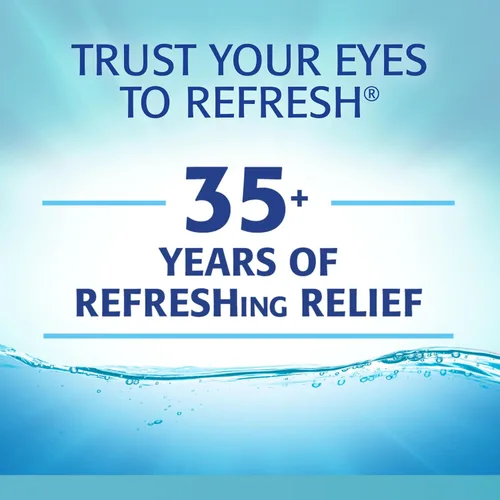 Vista 2 de Refresh Contacts, Eye Drops For Dry Eyes, Contact Lens Comfort, 0.4 Fl Oz Sterile