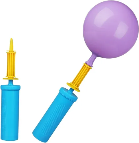 Vista 8 de Miliocry 2 Pack Balloon Pump Handheld Two-Way Dual Action, Hand Blower Air Pumper for Balloons, Ballon Inflator Pumping, Manual Baloon Inflators
