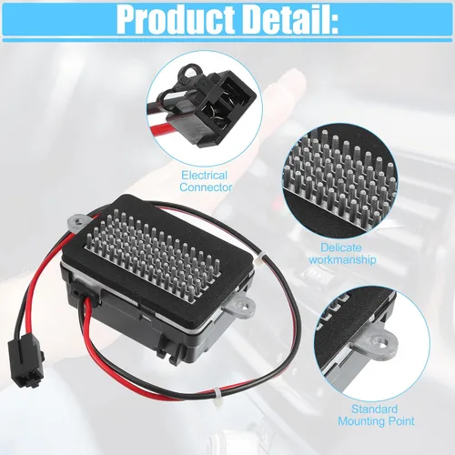 Vista 3 de ACROPIX Resistor de motor de soplador de HVAC Módulo de control de ventilador de CA para Jeep Grand Cherokee 4.0L 4.7L 2001-2004 No.5012699AA