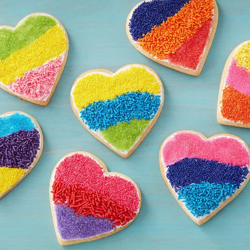 Vista 5 de NIPEOR Cristales de azúcar azul comestibles para decoración de pasteles, 4.6 onzas, chispas navideñas de 4.6 onzas, chispas de perlas de caramelo
