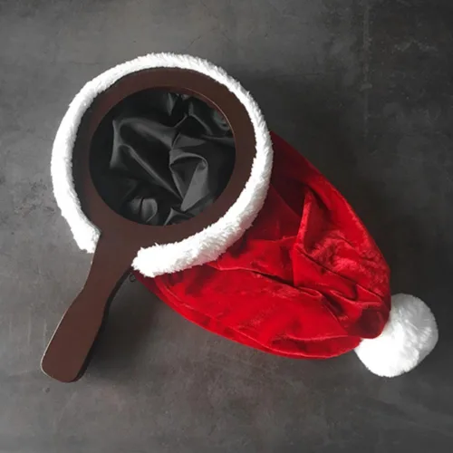 Vista 3 de ZQION Bolsa de cambio – Repetir (sombrero de Navidad, grande) Trucos de magia Trucos de fiesta, trucos asombrosos Kit de magia de escenario Magia