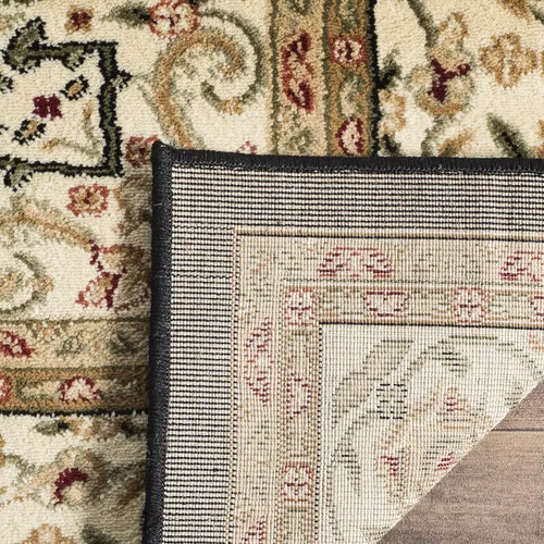 Vista 4 de SAFAVIEH Lyndhurst Collection - Alfombra de pasillo, 2 pies 3 pulgadas x 6 pies, color negro y marfil, diseño oriental tradicional, no desprende