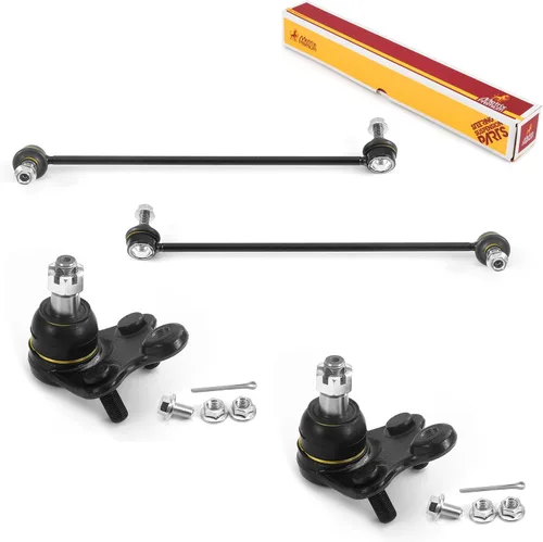 Vista 53 de Metrix Premium Chassis Parts - Juego de 4 piezas de articulación de rótula superior y barra estabilizadora delantera para Ford Ranger RWD 1998-2011