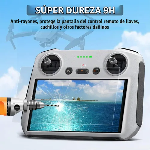 Vista 5 de Ambison DJI Mini 5/4 Pro - Protector de pantalla de vidrio mate, paquete de Antideslumbrante, suave como la seda, HD transparente