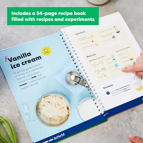 Vista 4 de KiwiCo - Ciencia de la cocina: helados, aprendizaje de cocinar a través del proyecto de química, grandes regalos para mayores de 5 años