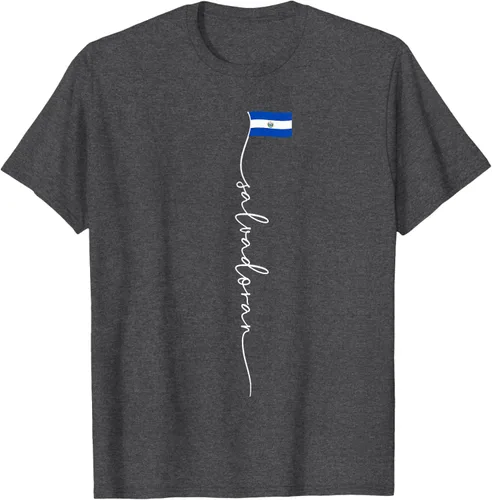 Vista 35 de Camiseta con la bandera salvadoreña de El Salvador