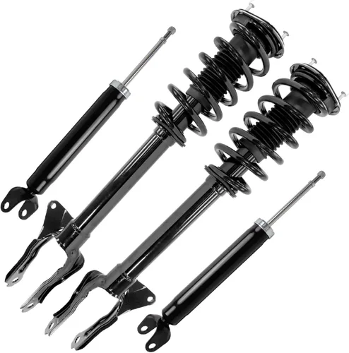 Vista 77 de Detroit Axle - Puntales y Amortiguadores para Chevy Traverse Buick Enclave GMC Acadia Saturn Outlook 2007-2012, 2 puntales delanteros con resorte
