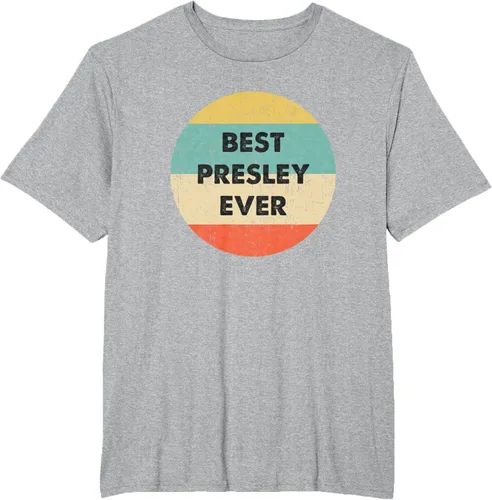 Vista 45 de Camiseta Presley Name, Negro, S