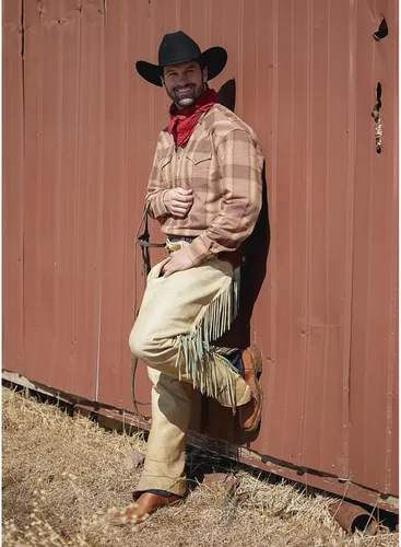 Vista 2 de Justin Caddo - Botas vaqueras de 11 pulgadas para hombre, botas vaqueras duraderas de cuero de grano completo de grano completo, con punta cuadrada