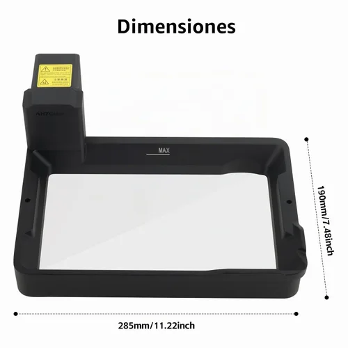 Vista 4 de Original Photon Mono M7 Pro - Depósito de resina inteligente para impresora 3D, tanque de resina con control de temperatura dinámico con película