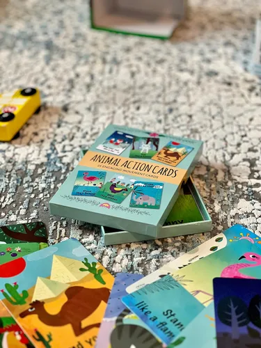 Vista 8 de Tarjetas de acción de animales de mango creativo (tarjetas de acción animal 1)
