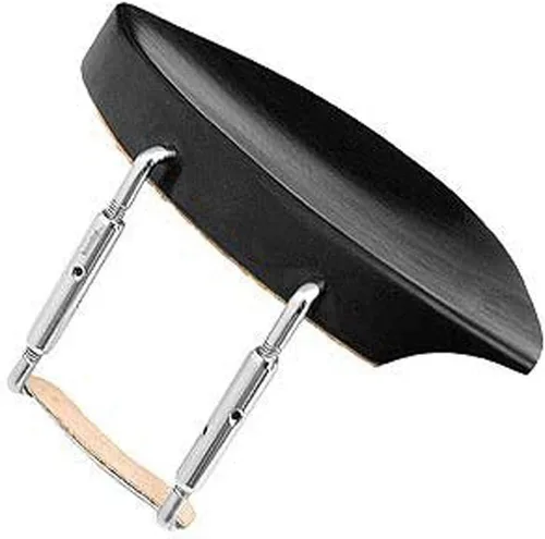 Vista 2 de Guarneri 4/4 Violín Chinrest - Ébano con soporte estándar (versión original)