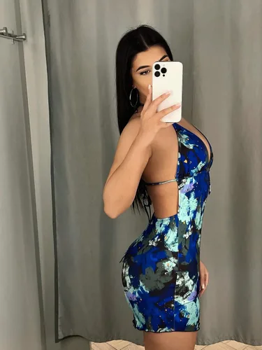 Vista 3 de Verdusa Vestido halter ajustado con cuello halter y espalda descubierta para mujer