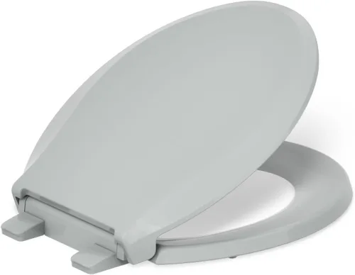 Vista 53 de KOHLER 4639-RL-0 Cachet ReadyLatch Asiento de inodoro redondo con cierre suave, color blanco