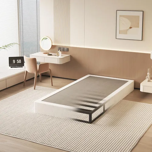 Vista 21 de NHODIR Base de cama con somier doble de 4 pulgadas