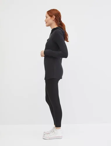 Vista 3 de Motherhood Maternity Sudadera con capucha de lactancia para mujer