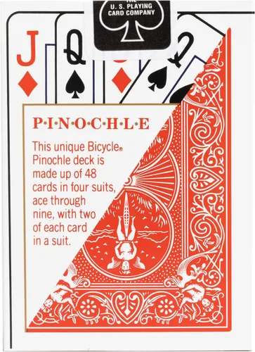 Vista 4 de Bicycle Pinochle - Naipes estándar, 1 mazo (paquete de 2)