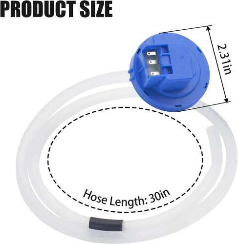 Vista 2 de DC96-01703H Interruptor de nivel de agua de lavadora para Samsung Sensor de presión de arandela Piezas de repuesto AP5799898 PS876404 3997570 Azul