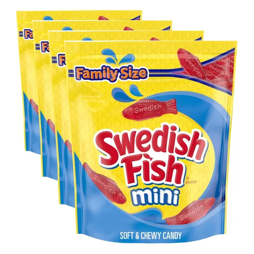 Vista 28 de SWEDISH FISH - Caramelos suaves y masticables, 3.1 oz