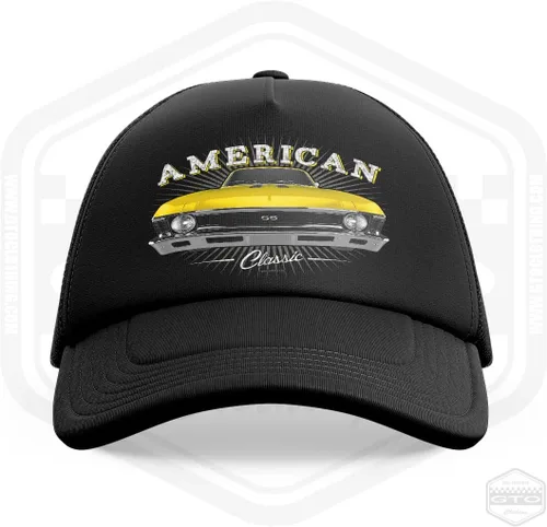 Vista 3 de GTO Clothing 1969 Nova American Muscle Car Trucker Cap
