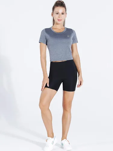 Vista 6 de NELEUS Camiseta corta sin mangas para mujer, ajuste seco, atlética, para correr, paquete de 3