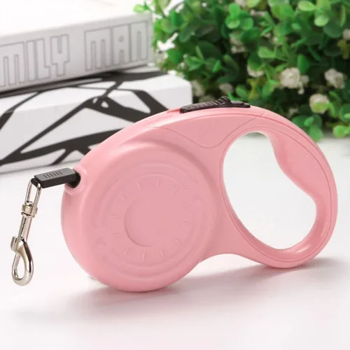 Vista 3 de Retractable Pet Leash Automatic Nylon Dog Lead 5m Extendable Traction Rope for Cat