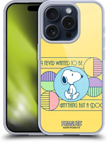 Vista 139 de Head Case Designs Snoopy Deco Dreams - Funda de gel suave con licencia oficial de Peanuts Blue Pattern compatible con Apple iPhone 7 Plus/iPhone 8