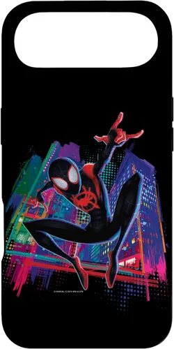 Vista 27 de Marvel Spider-Man Miles Morales Graffiti City - Carcasa para iPhone 17