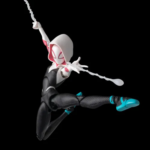 Vista 3 de Spider-Man: Spider-Bath SV Action Spider Gwen y Spider Ham, sin escala, ABS y PVC, figura de acción completa prepintada