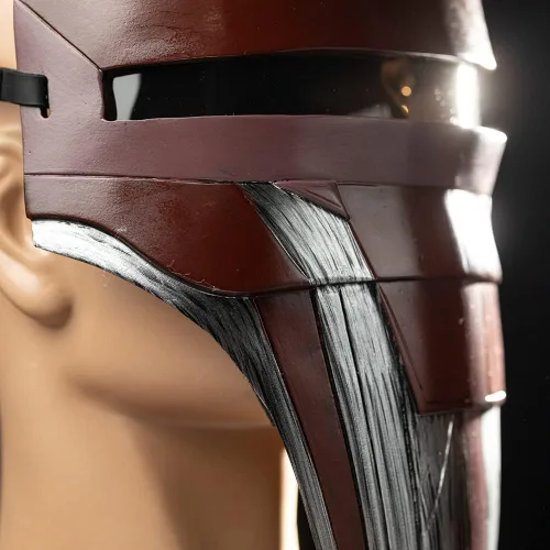 Vista 6 de Máscara Darth Revan para cosplay de resina de lujo para Halloween y adultos