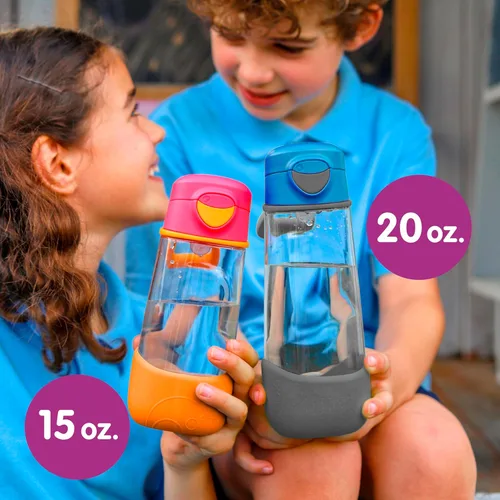 Vista 9 de b.box Sport Spout Kids - Botella de agua para la escuela, botella de agua Azul (Blue Slate)